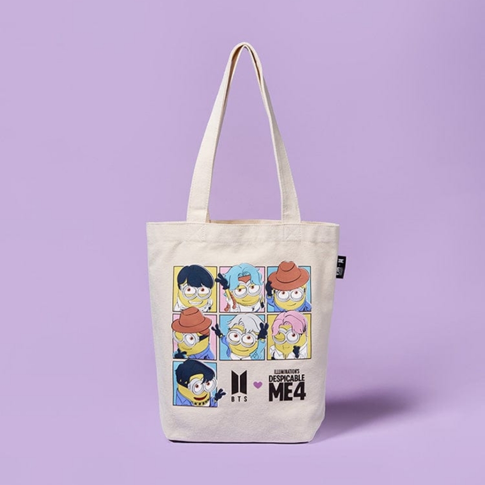 BTS x Despicable Me 4 tote bag (limited edition)